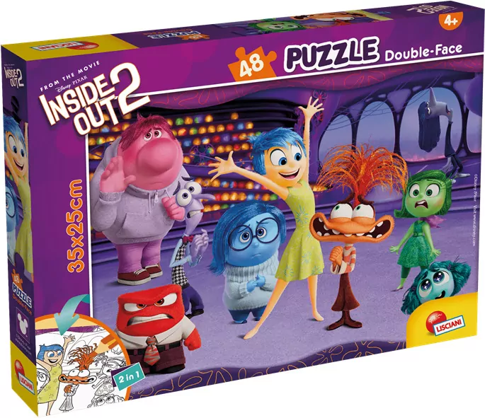 Puzzle 48el dwustronne W głowie się nie mieści 109791 LISCIANI - tantis.pl