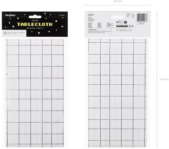 Obrus papierowy Game 180x120cm MIX - tantis.pl
