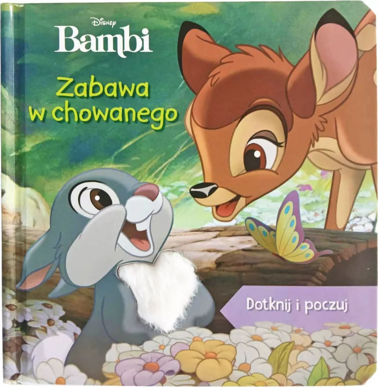 Bambi. Zabawa w chowanego. Disney. Dotknij i poczuj - tantis.pl