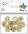 Guziki drewniane. Handmade with love 20mm, 15 sztuk - tantis.pl