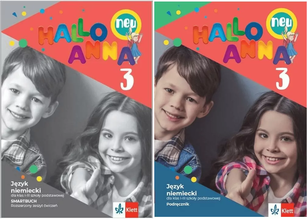 Pakiet: Hallo Anna Neu 3. Podręcznik / Smartbuch. Rozszerzony zeszyt ćwiczeń. Dla klas 1-3 szkoły podstawowej. Język niemiecki - tantis.pl