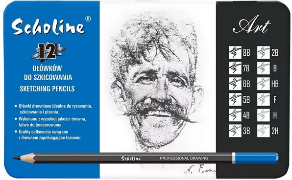 Ołówek do szkicowania 8B-2H - tantis.pl