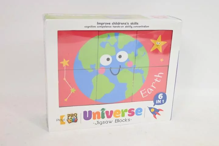 Klocki puzzle dla dzieci 6el MIX - tantis.pl