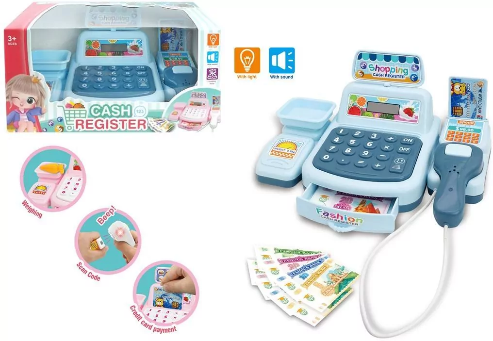 Kasa sklepowa z akcesoriami - tantis.pl