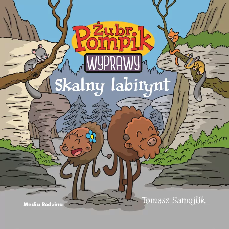 Żubr Pompik. Wyprawy. Skalny labirynt. Tom 12 - tantis.pl