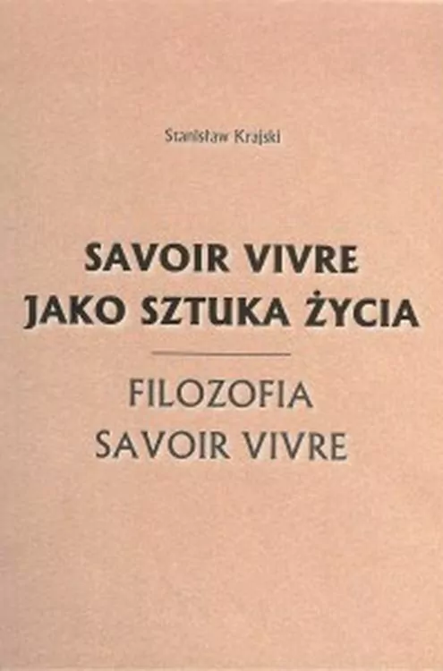 Savoir vivre jako sztuka życia - tantis.pl