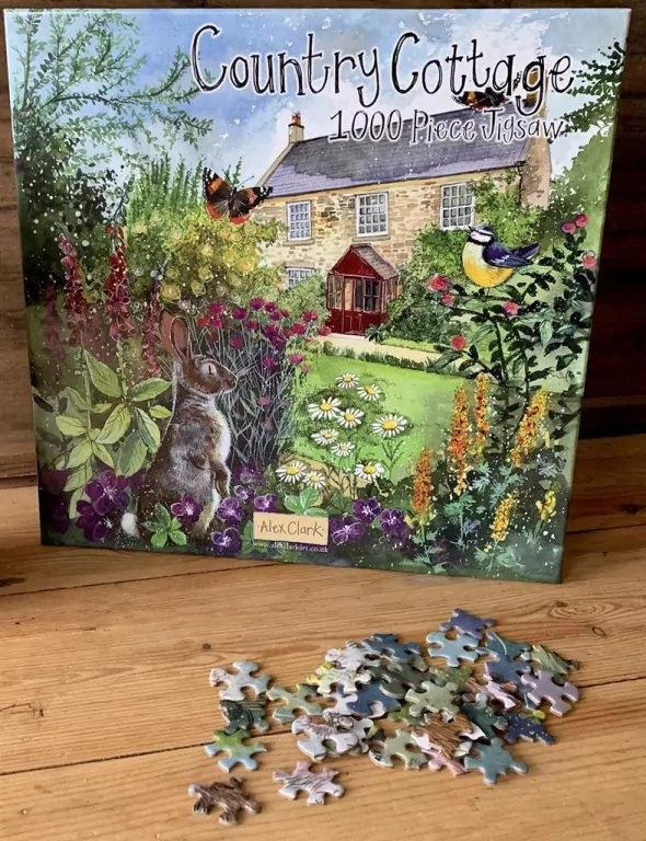 Puzzle 1000 J07 Wiejski domek - tantis.pl
