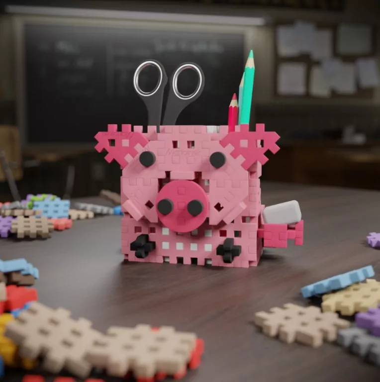 Mini Waffle Przybornik. Świnka - tantis.pl