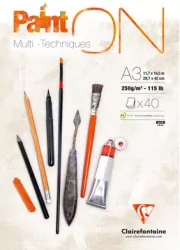 Szkicownik A3. 40k/250g. Paint On