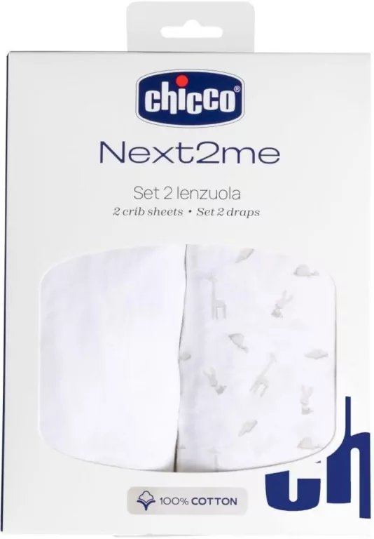 Prześcieradło Next2Me Forever G/D bawełna cloud - tantis.pl
