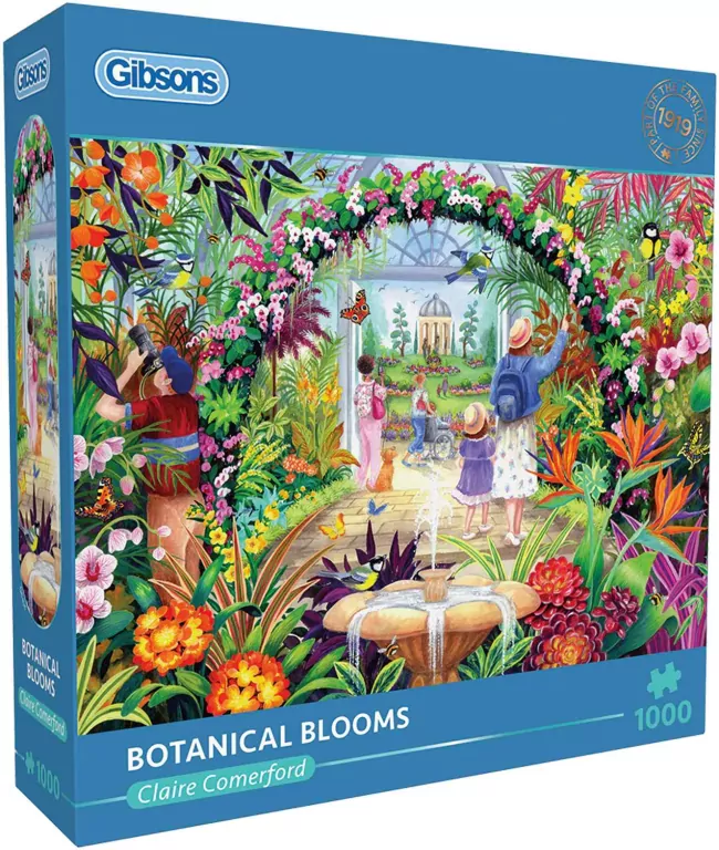 Puzzle 1000 Kwiaty botaniczne - tantis.pl