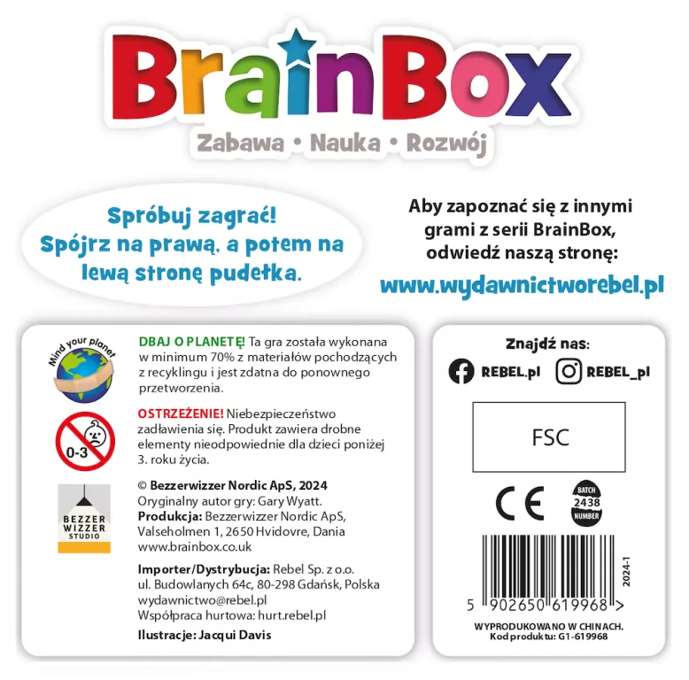 BrainBox - Zwierzęta REBEL - tantis.pl