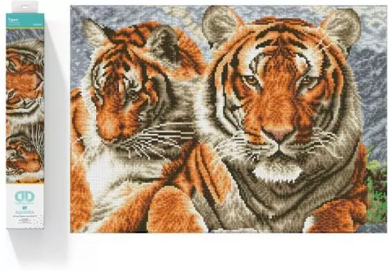 Diamond Dotz Adults Tigers - tantis.pl