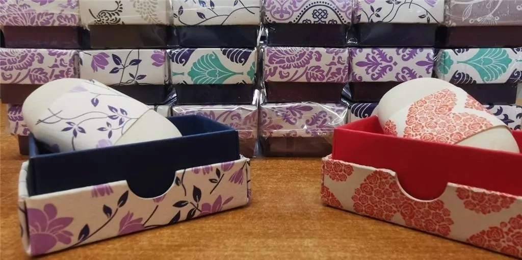 Gumka ozdobna w pudełku mix wzorów - tantis.pl