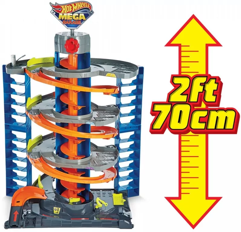 Hot Wheels City Zestaw Zakręcony Megagaraż - tantis.pl