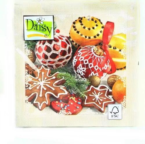 Serwetki papierowe Gwiazdka 33x33 cm 20 szt - tantis.pl