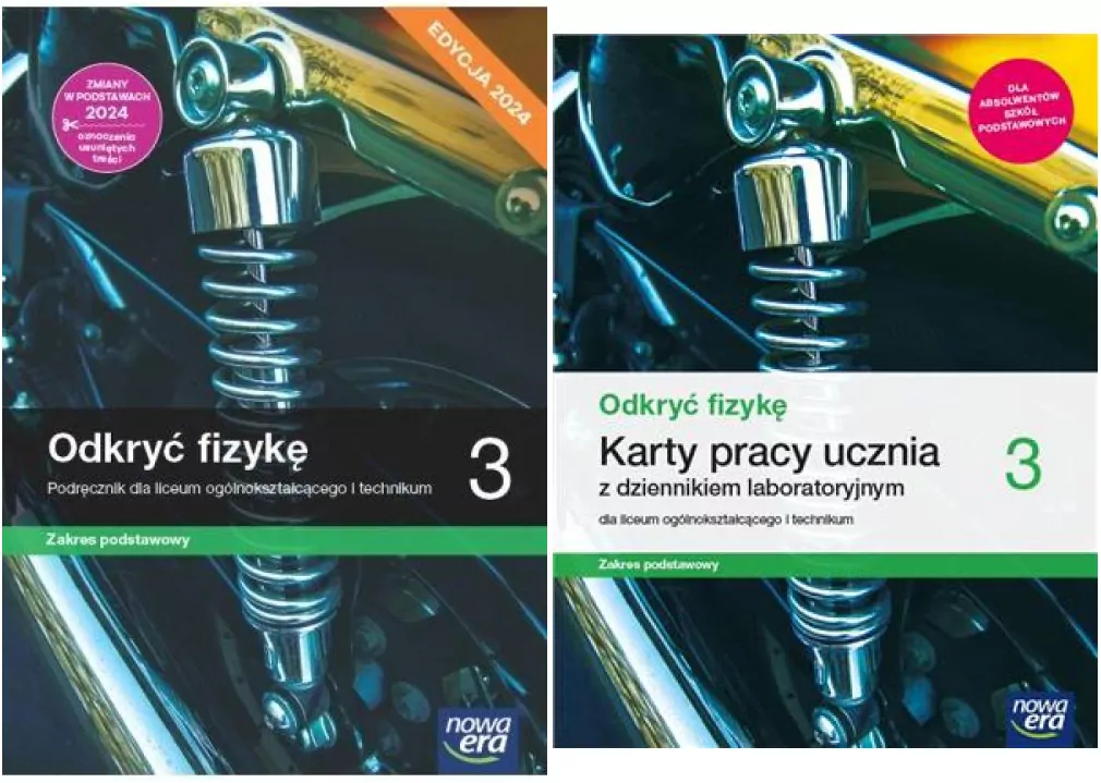 Pakiet: Odkryć fizykę 3. Podręcznik/ Odkryć fizykę 3. Karty pracy ucznia z dziennikiem laboratoryjnym. Liceum ogólnokształcące i technikum. Zakres podstawowy - tantis.pl