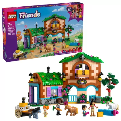LEGO® Friends. Ranczo kucyków i stajnia 42654
