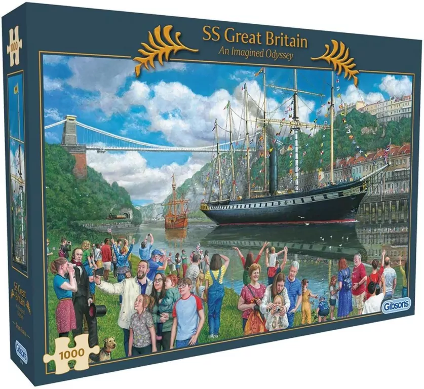Puzzle 1000 Statek SS Great Britain - tantis.pl