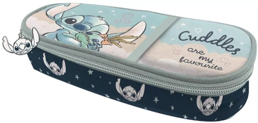 Piórnik szkolny z klapką Stitch - tantis.pl