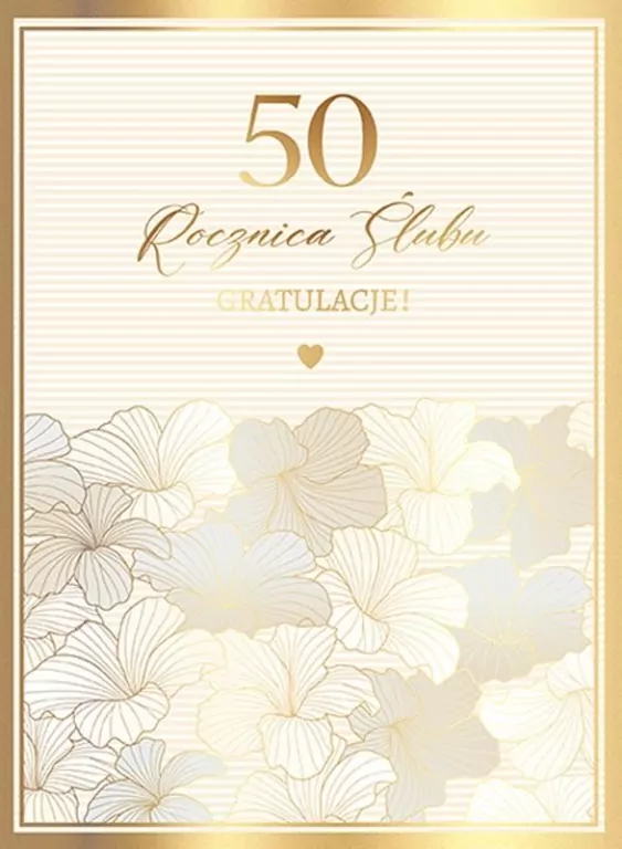 Karnet Rocznica ślubu - tantis.pl