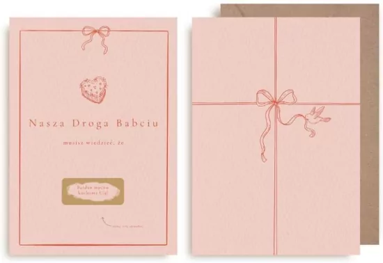 Kartka zdrapka - Nasza droga Babciu