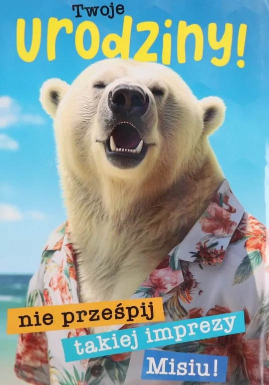 Karnet B6 Urodziny - tantis.pl