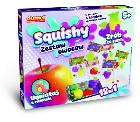 Squishy. Zestaw owoców