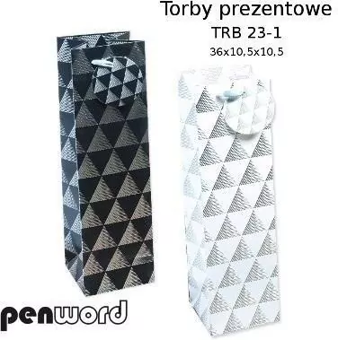 Torebka prezentowa 36x10,5x10,5cm MIX - tantis.pl