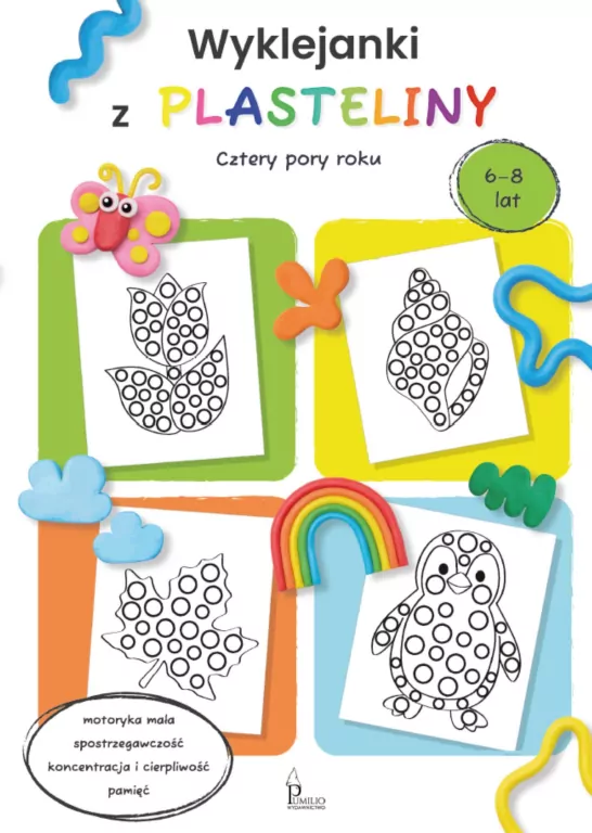 Wyklejanki z plasteliny. Cztery pory roku - tantis.pl