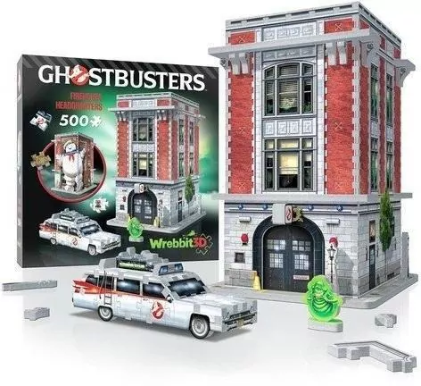 Wrebbit Puzzle 3D 500el Ghostbusters Firehouse - tantis.pl