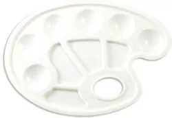 Paleta do mieszania farb owal 10 HAPPY COLOR