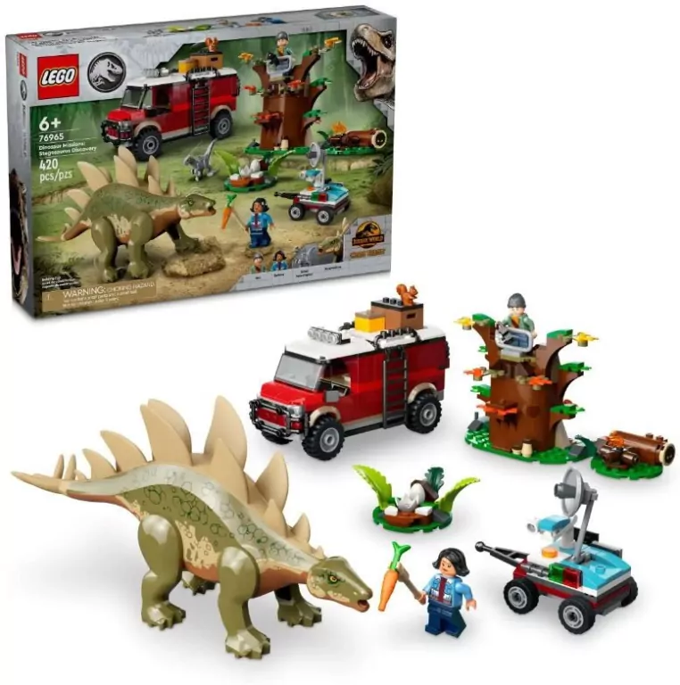 LEGO® Jurassic World. Dinomisje: odkrycie stegozaura 76965 - tantis.pl