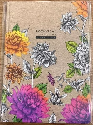 Notatnik ozdobny A5/64K kratk. Kwiaty