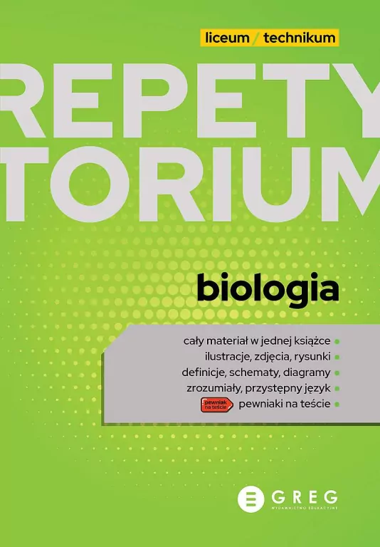 Biologia. Repetytorium. Liceum i technikum - tantis.pl