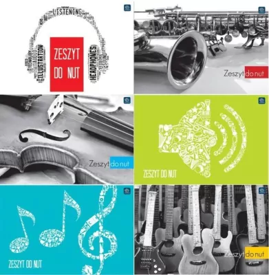 Zeszyt do nut A4/16K