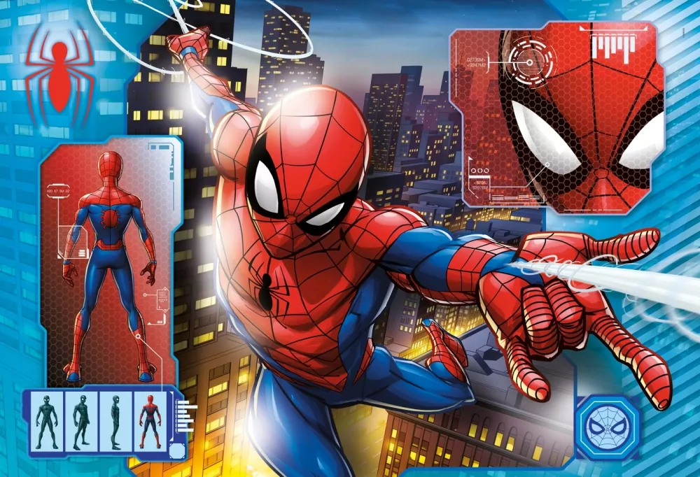 Puzzle 24 maxi. SuperColor. Marvel Spiderman - tantis.pl