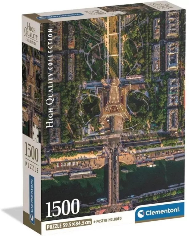 Puzzle 1500 Compact Flying Over Paris 31742 - tantis.pl