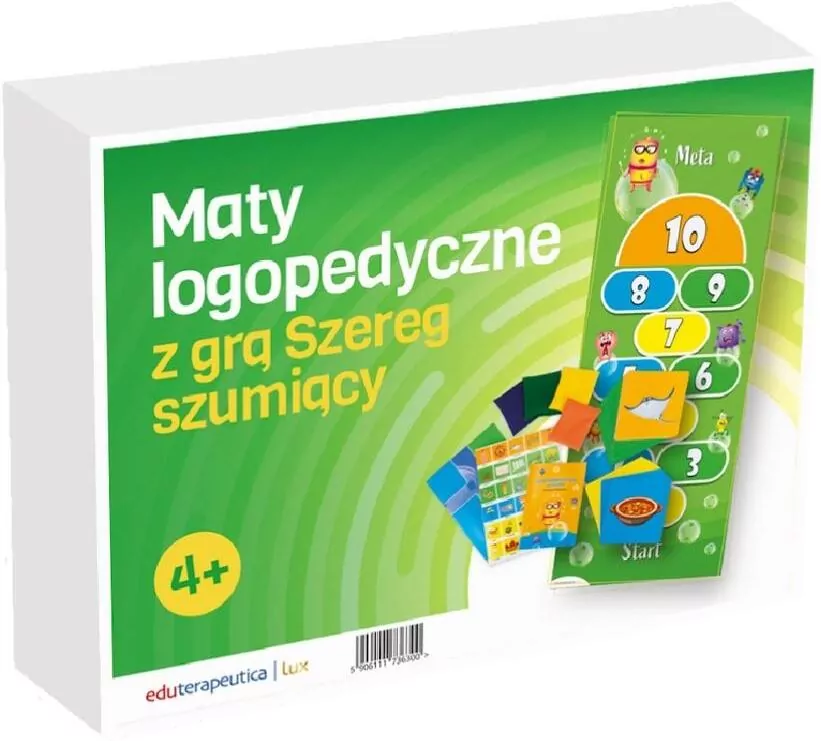 Maty logopedyczne z grą szereg szumiący. Eduterapeutica Lux - tantis.pl