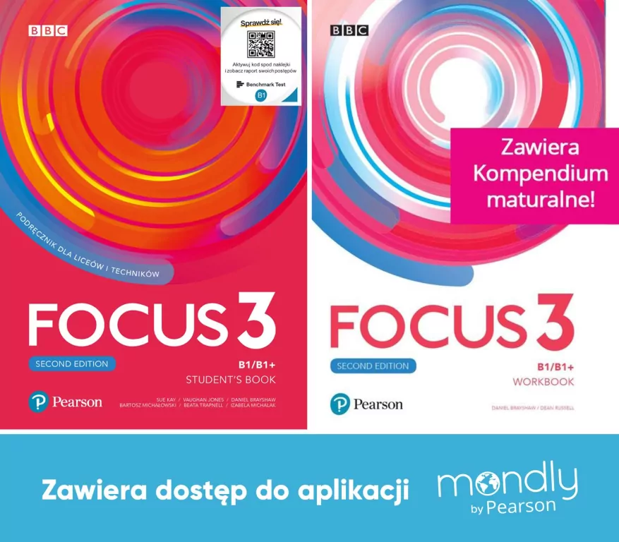 Focus Second Edition 3 B1/Bi+. Podręcznik + Zeszyt ćwiczeń + dostęp do Mondly - tantis.pl
