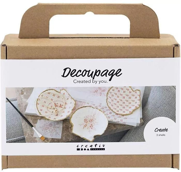 Zestaw do decoupage Muszle Małży - tantis.pl