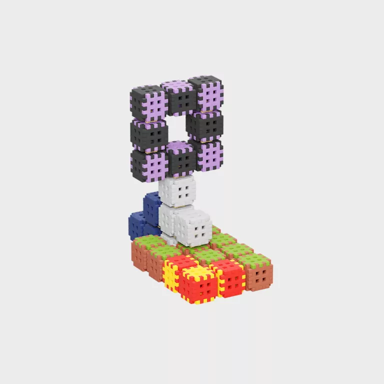 Marioinex Mini Waffle Green Blocks 206 el. - tantis.pl