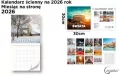 Kalendarz 2026 ścienny 30x30cm Miasta świata - tantis.pl