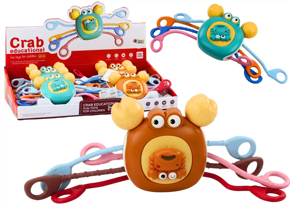 Krab sensoryczny interaktywny, mix - tantis.pl