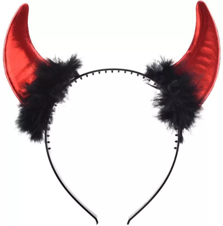 Metalizowane rogi diabła czerwone - tantis.pl