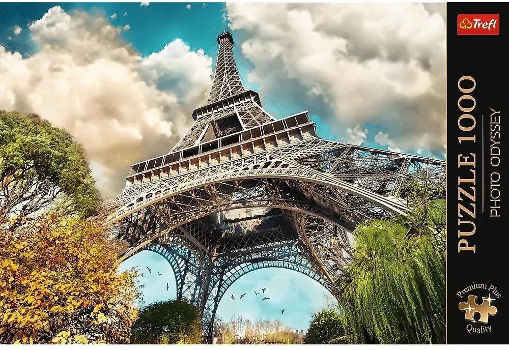 Trefl. Puzzle 1000. Wieża Eiffel w Paryżu, Francja - tantis.pl