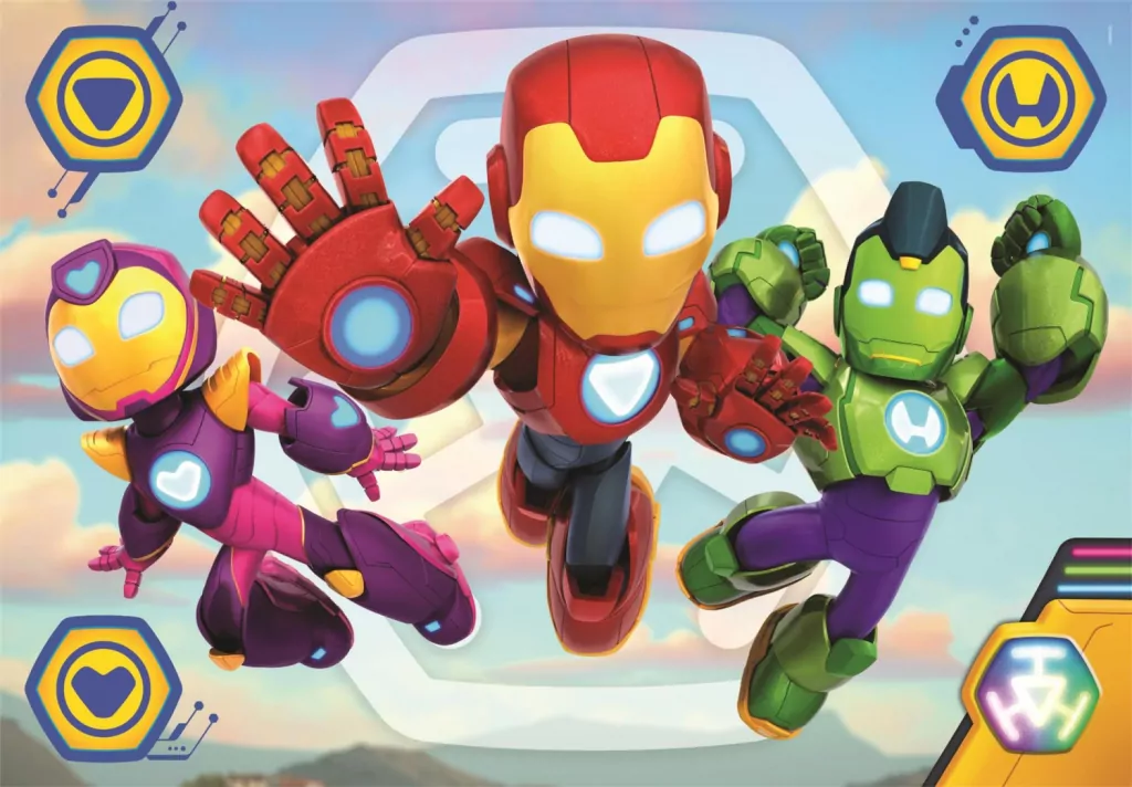 Puzzle 60 Iron Man And His Awesome Friends - tantis.pl