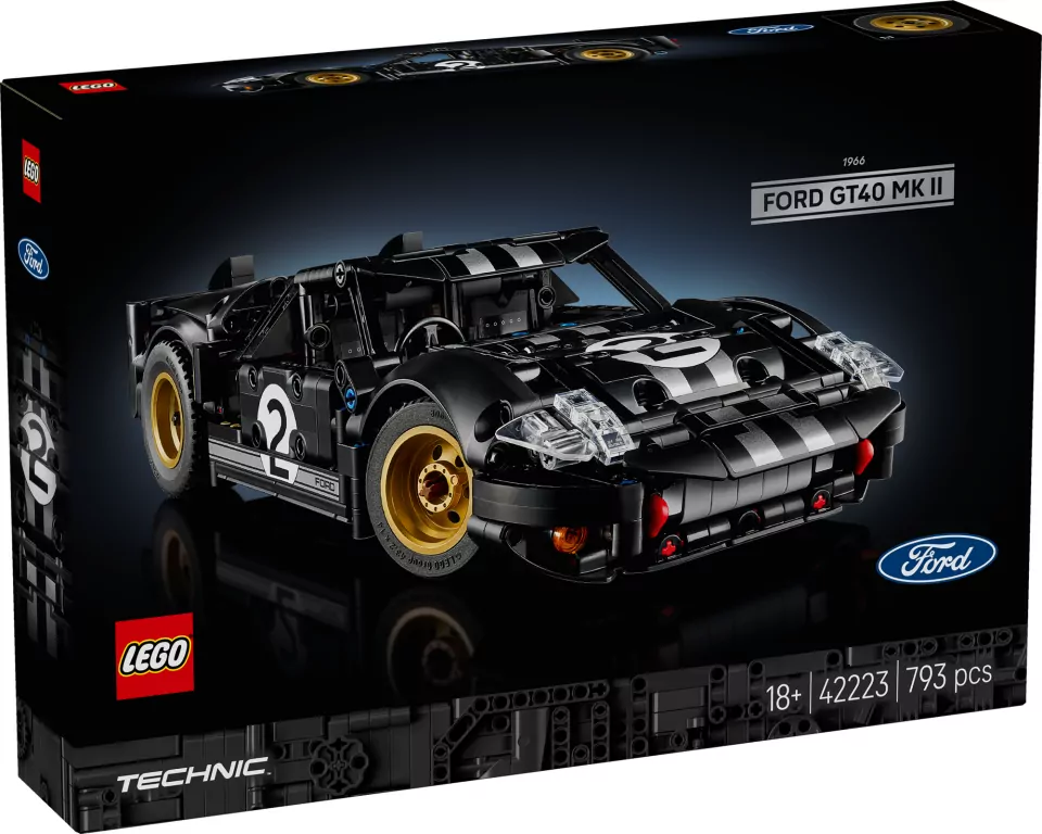LEGO® Technic.  Samochód wyścigowy 1966 Ford 42223 - tantis.pl