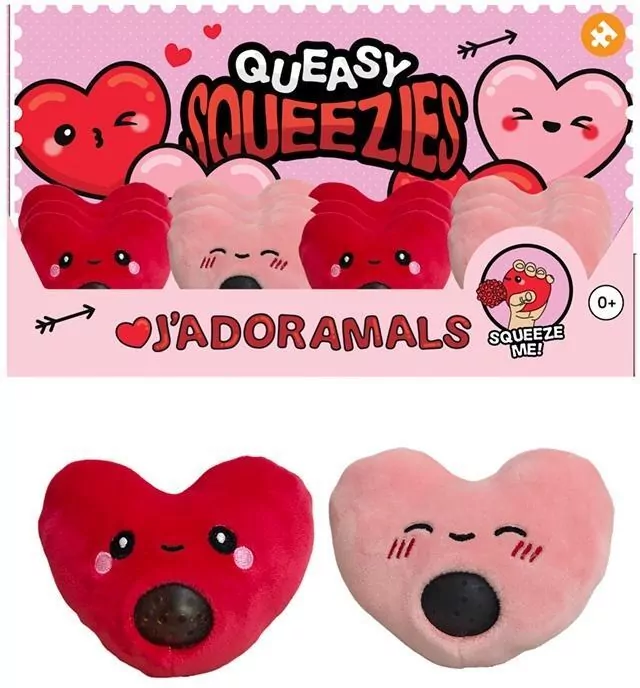 Pluszowa zabawka sensowyczna J'Adoramals Heart MIX - tantis.pl