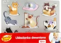 Smily Play. Układanka drewniana Kotki - tantis.pl